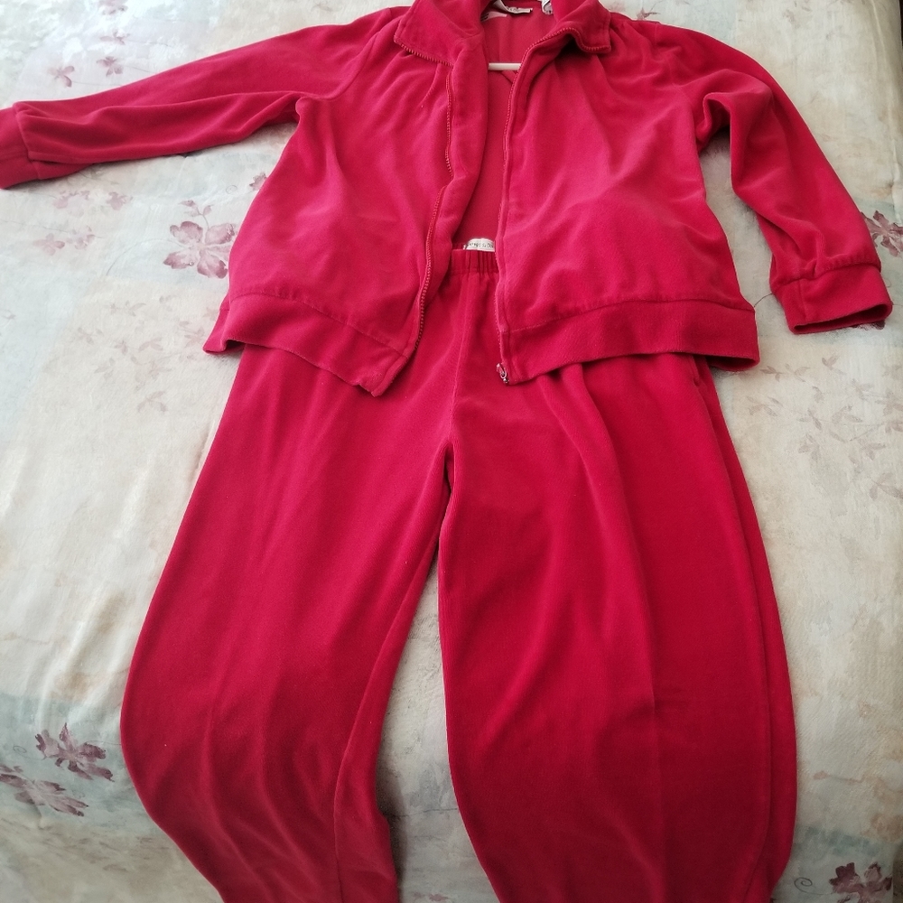 Logging outfit petite  medium in red